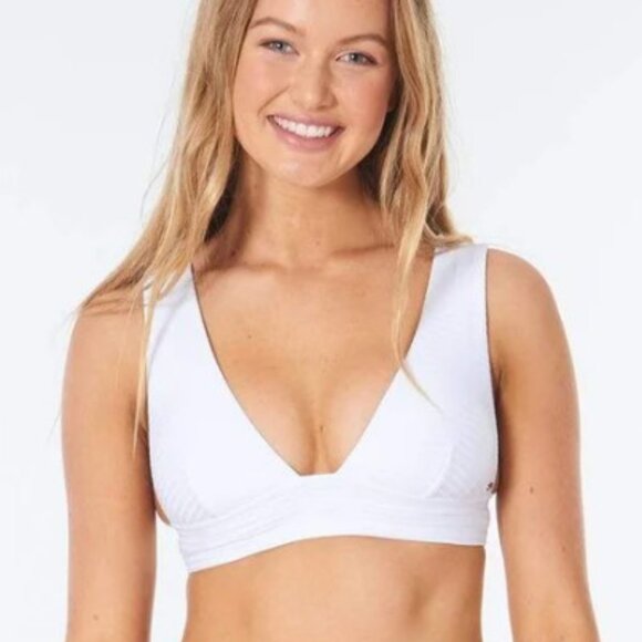 Rip Curl Premium Surf Deep V Bikini Top - Picture 1 of 3